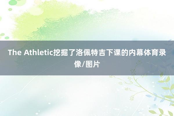 The Athletic挖掘了洛佩特吉下课的内幕体育录像/图片