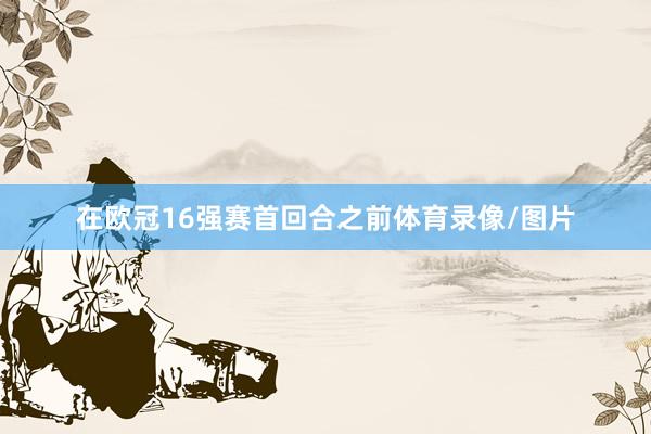 在欧冠16强赛首回合之前体育录像/图片