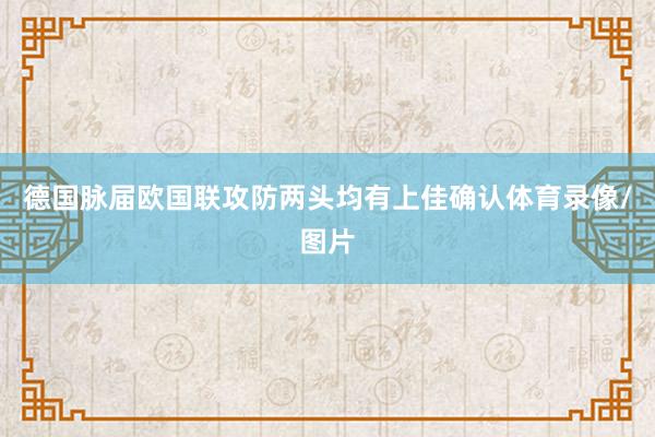 德国脉届欧国联攻防两头均有上佳确认体育录像/图片