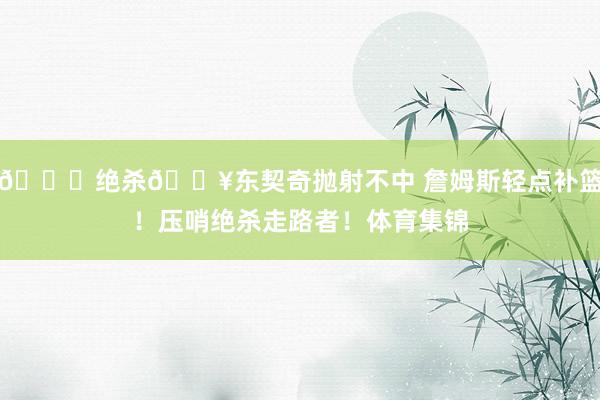 👑绝杀💥东契奇抛射不中 詹姆斯轻点补篮！压哨绝杀走路者！体育集锦