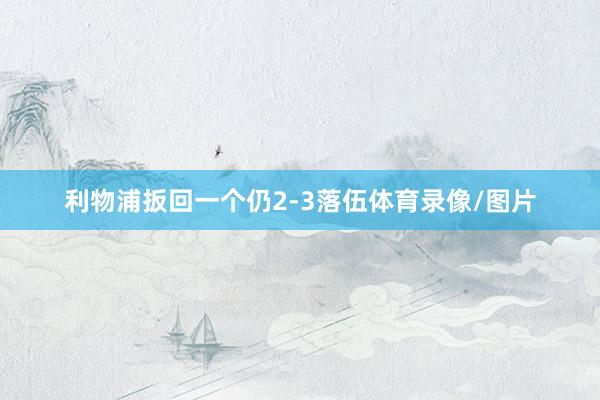 利物浦扳回一个仍2-3落伍体育录像/图片