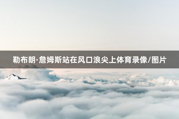 勒布朗·詹姆斯站在风口浪尖上体育录像/图片
