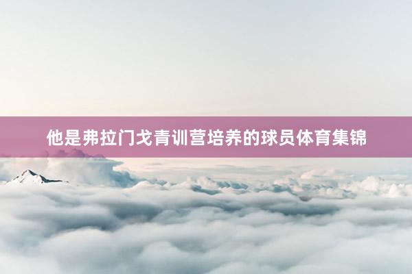 他是弗拉门戈青训营培养的球员体育集锦