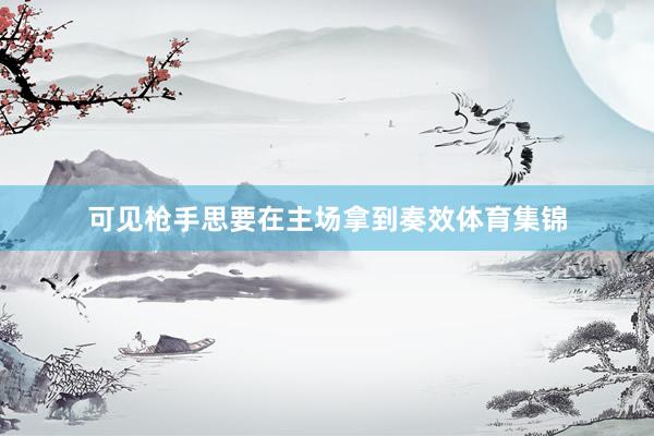 可见枪手思要在主场拿到奏效体育集锦