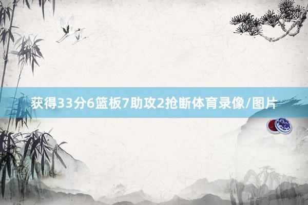 获得33分6篮板7助攻2抢断体育录像/图片