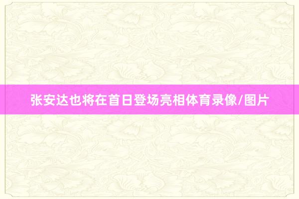 张安达也将在首日登场亮相体育录像/图片