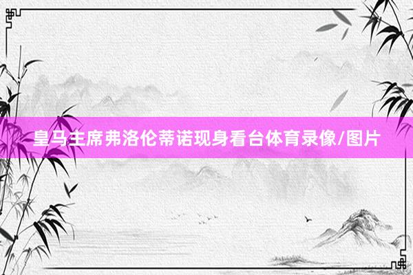 皇马主席弗洛伦蒂诺现身看台体育录像/图片